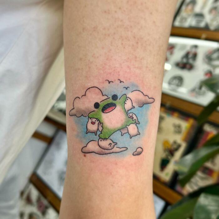 Adorable Frog And Other Animal Tattoos By Korean Artist Buoy (36 Pics)