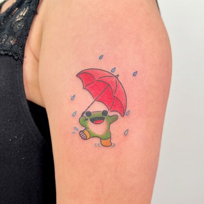 Adorable Frog And Other Animal Tattoos By Korean Artist Buoy (36 Pics)