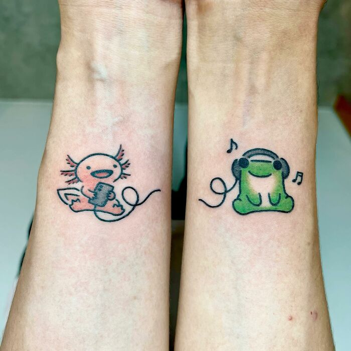 Adorable Frog And Other Animal Tattoos By Korean Artist Buoy (36 Pics)