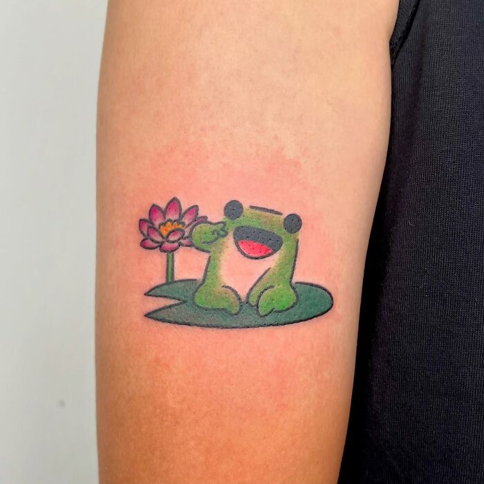 Adorable Frog And Other Animal Tattoos By Korean Artist Buoy (36 Pics)