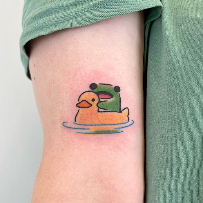 Adorable Frog And Other Animal Tattoos By Korean Artist Buoy (36 Pics)