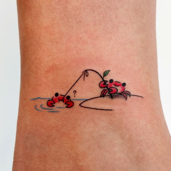 Adorable Frog And Other Animal Tattoos By Korean Artist Buoy (36 Pics)