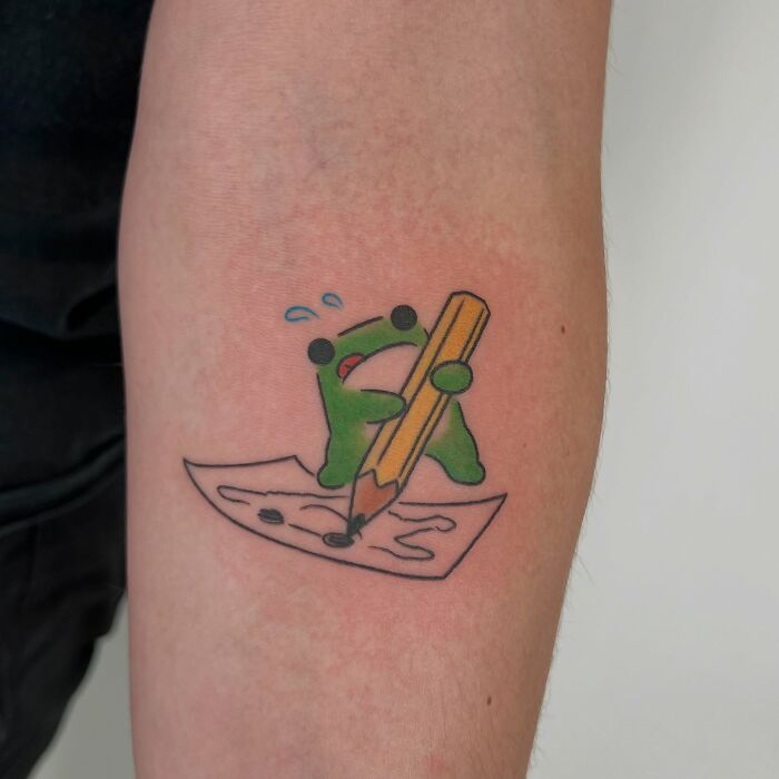 Adorable Frog And Other Animal Tattoos By Korean Artist Buoy (36 Pics)