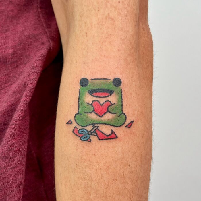 Adorable Frog And Other Animal Tattoos By Korean Artist Buoy (36 Pics)