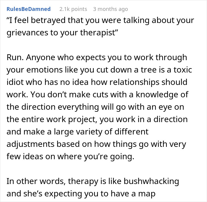 Woman Eavesdrops On Boyfriend’s Private Therapy Session, Is Angered By What She Hears