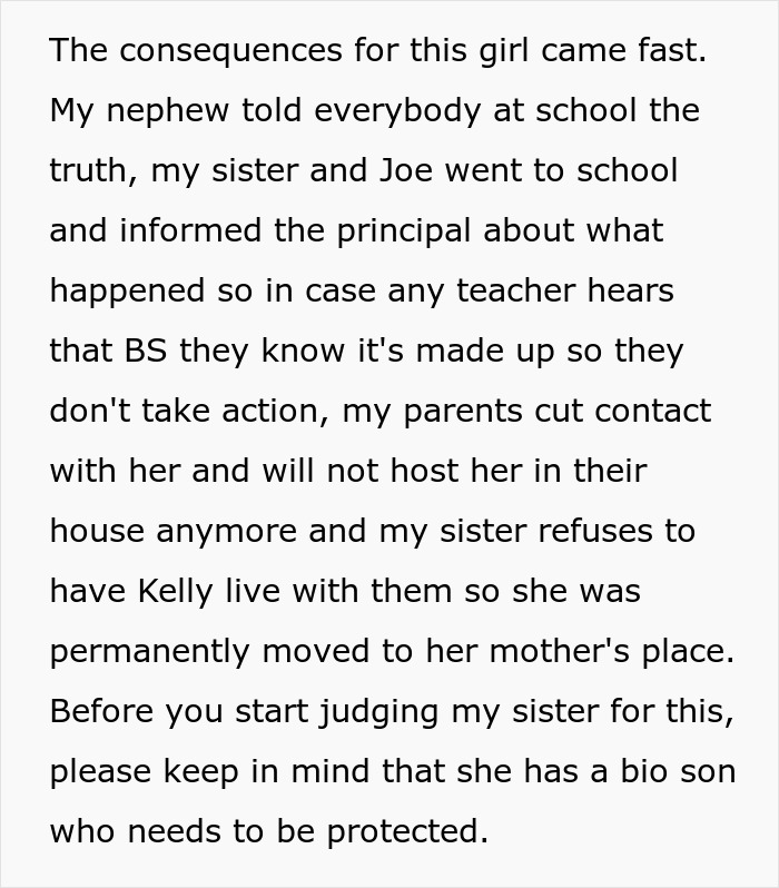 15YO Lies About Step-Uncle Exposing Himself To Her, Step-Aunt Cuts Teen Off Completely