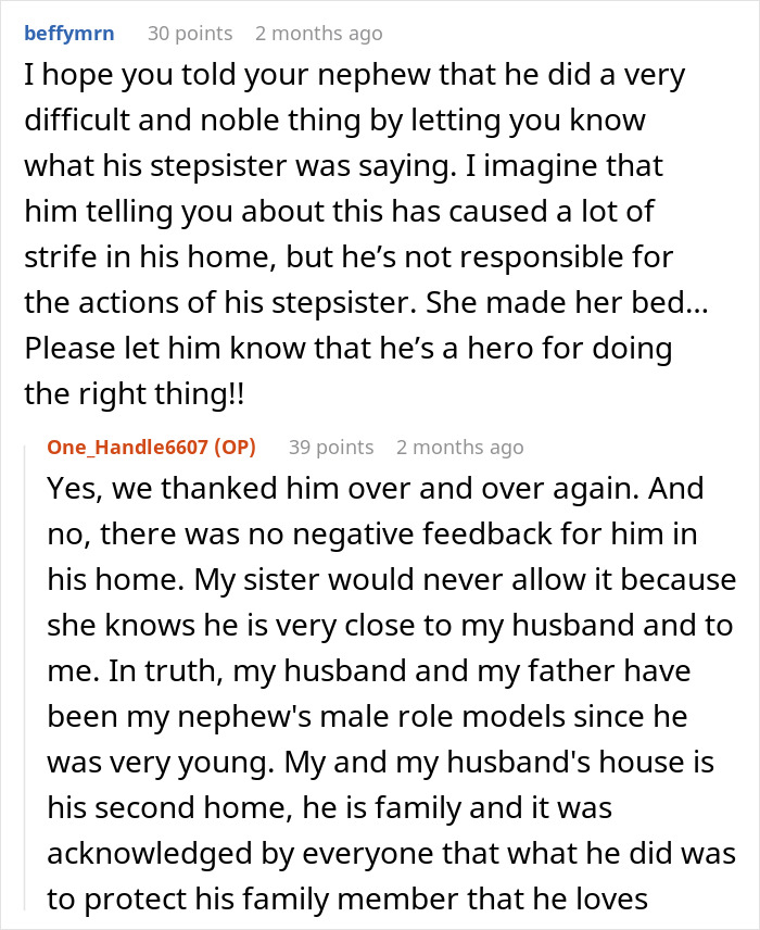 15YO Lies About Step-Uncle Exposing Himself To Her, Step-Aunt Cuts Teen Off Completely
