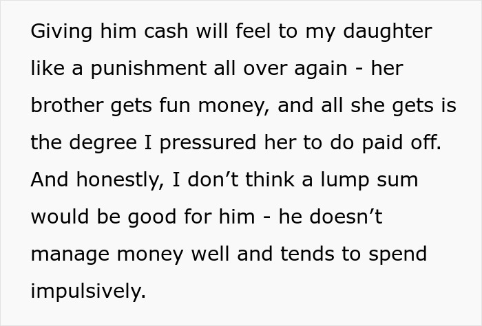 Mom Uses Insurance Payout To Cover Daughter&#8217;s Student Loan, Son Considers This Deeply Unfair