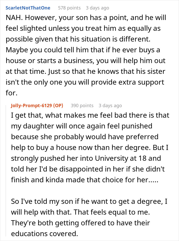 Mom Uses Insurance Payout To Cover Daughter&#8217;s Student Loan, Son Considers This Deeply Unfair