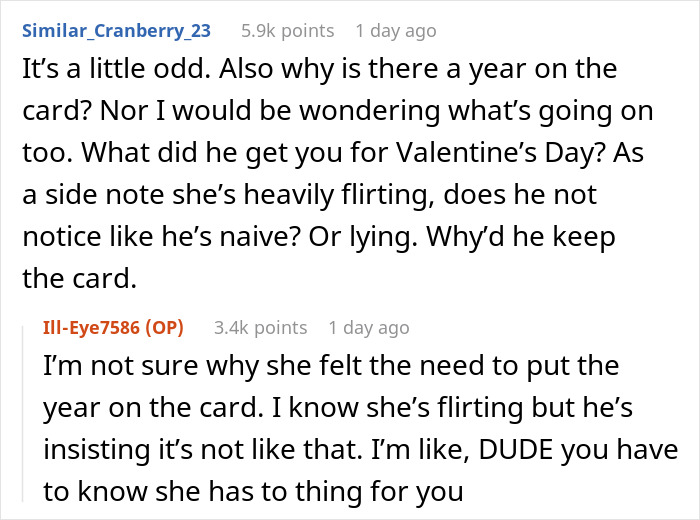 Woman Finds Flirty Valentine’s Card Meant For Her BF, He Plays Innocent While She Dials The Sender
