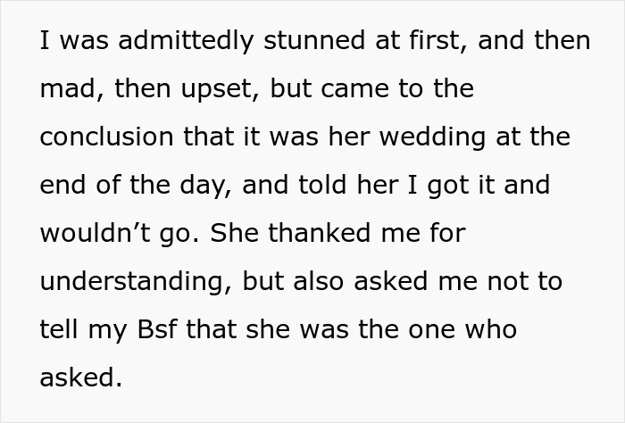 &#8220;[Am I The Jerk] For Not Telling My Best Friend The Real Reason I&#8217;m Not At His Wedding?&#8221;