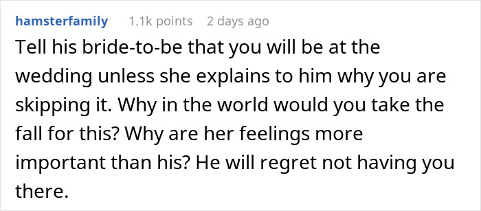 &#8220;[Am I The Jerk] For Not Telling My Best Friend The Real Reason I&#8217;m Not At His Wedding?&#8221;