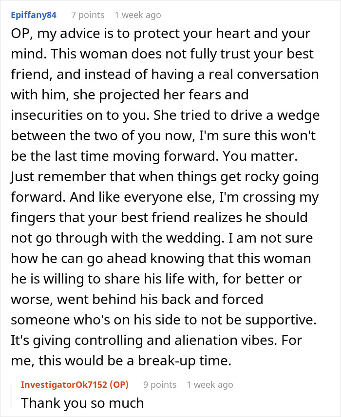 &#8220;[Am I The Jerk] For Not Telling My Best Friend The Real Reason I&#8217;m Not At His Wedding?&#8221;