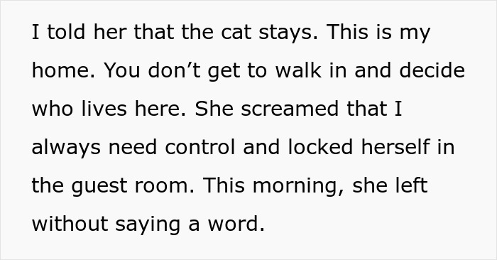 MIL Issues DIL An Ultimatum At Her Own Home, Regrets It: “You Don’t Get To Decide Who Lives Here”