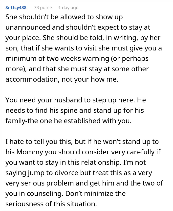 MIL Issues DIL An Ultimatum At Her Own Home, Regrets It: “You Don’t Get To Decide Who Lives Here”