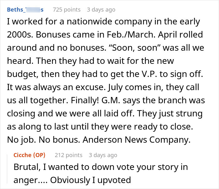 Manager Delays Raises To Boost His Bonus, Messes With The Wrong Employee