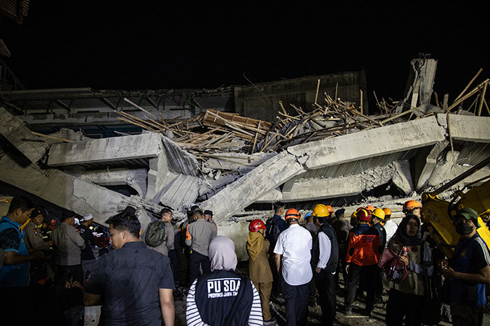 Over 60 Children Buried Under Collapsed School As Rescuers Race To Find Survivors