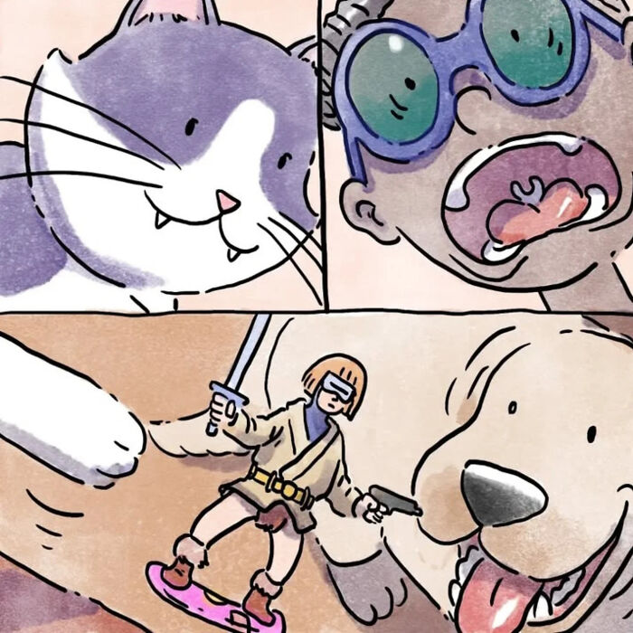 Artist Shares Adorable And Funny Comics Of Life With Pets (6 New Stories)