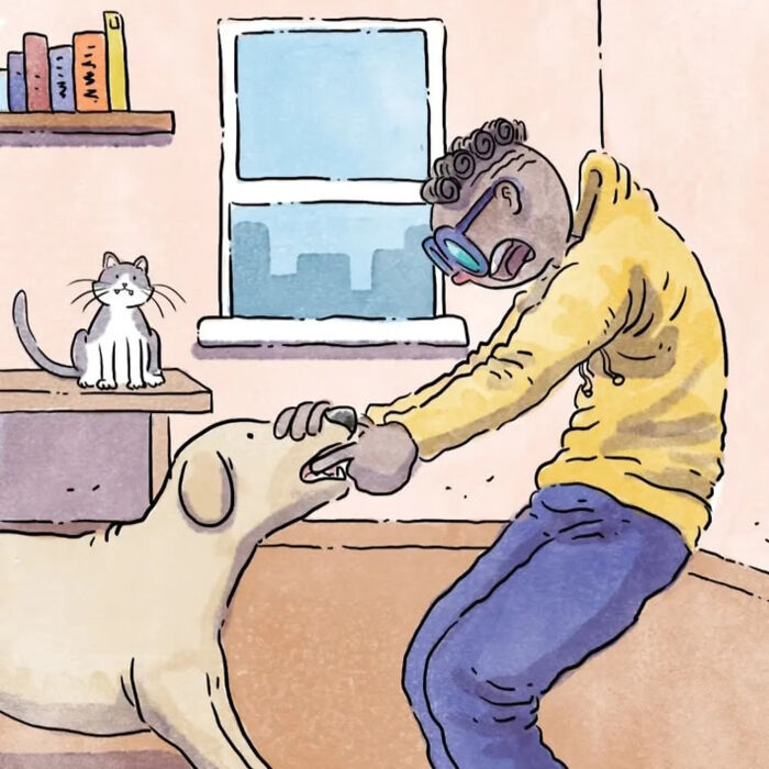 Artist Shares Adorable And Funny Comics Of Life With Pets (6 New Stories)