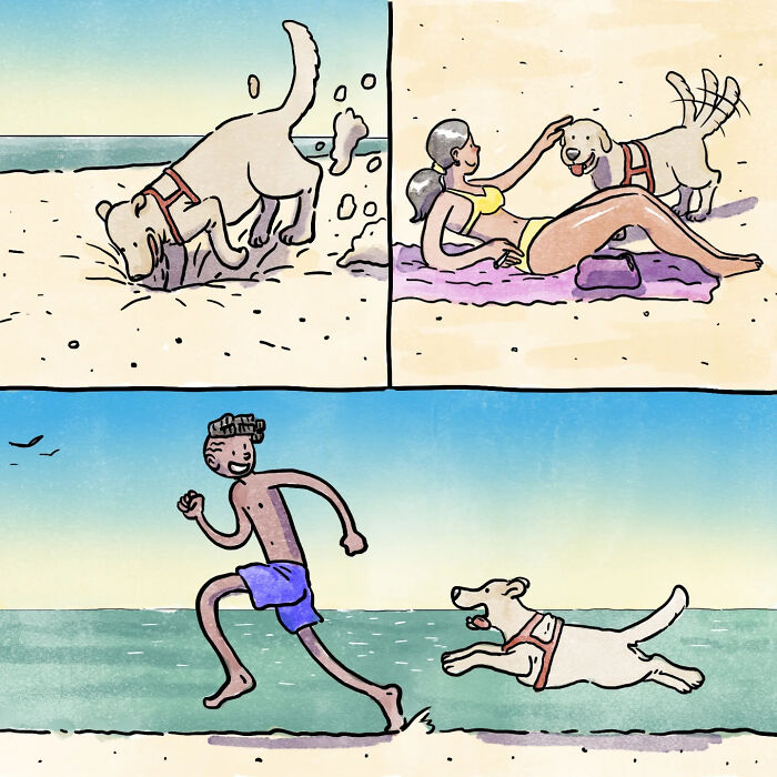 Artist Shares Adorable And Funny Comics Of Life With Pets (6 New Stories)