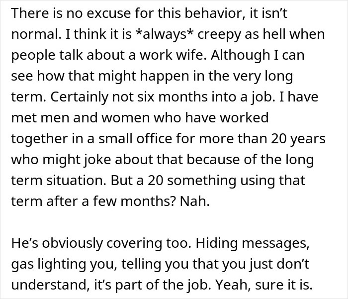 Man Doesn’t Get Why GF Is Upset About His “Work Wife” Who’s Sending Him Hearts And Mirror Selfies