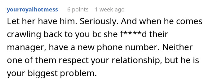 Man Doesn’t Get Why GF Is Upset About His “Work Wife” Who’s Sending Him Hearts And Mirror Selfies