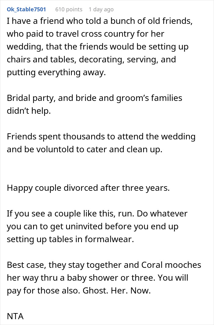 Bride Thinks She Can Throw Elaborate Wedding Without Spending A Cent, Gets A Reality Check