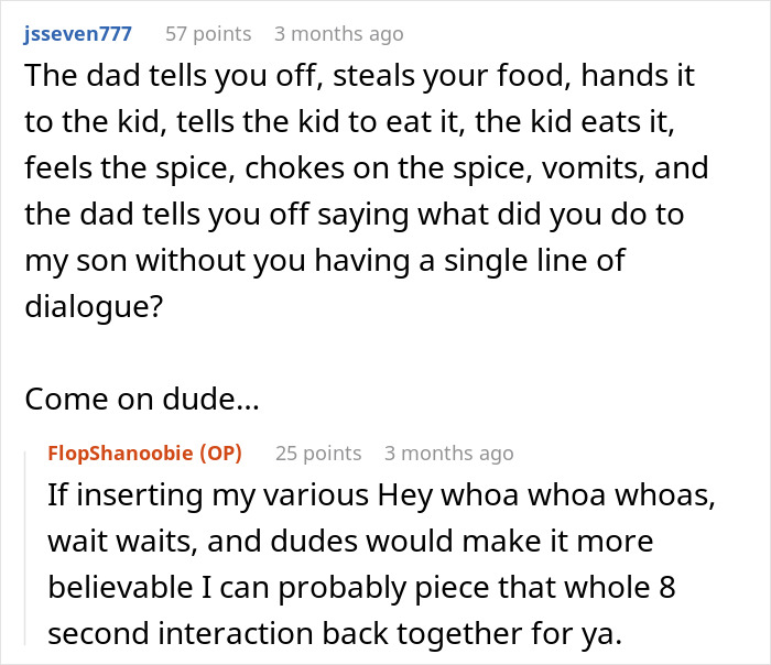 Dad Steals Stranger’s Spicy Chicken Sandwich For His Kid, Chaos Ensues When The Child Vomits Everywhere