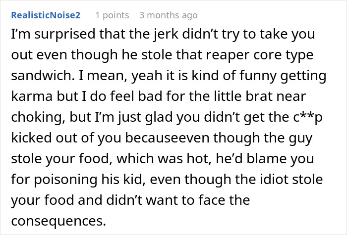 Dad Steals Stranger’s Spicy Chicken Sandwich For His Kid, Chaos Ensues When The Child Vomits Everywhere