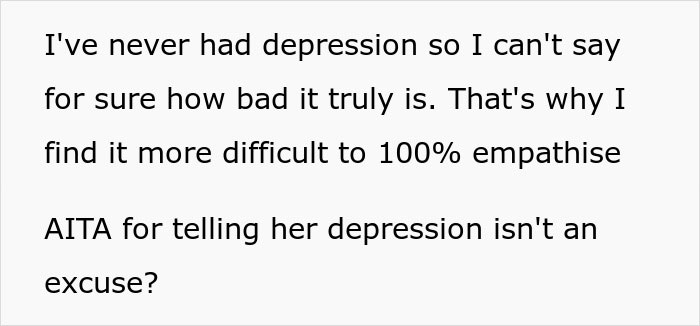 “Depressed Is Not An Excuse For Being Lazy”: Guy Snaps At Girlfriend, Instantly Regrets It