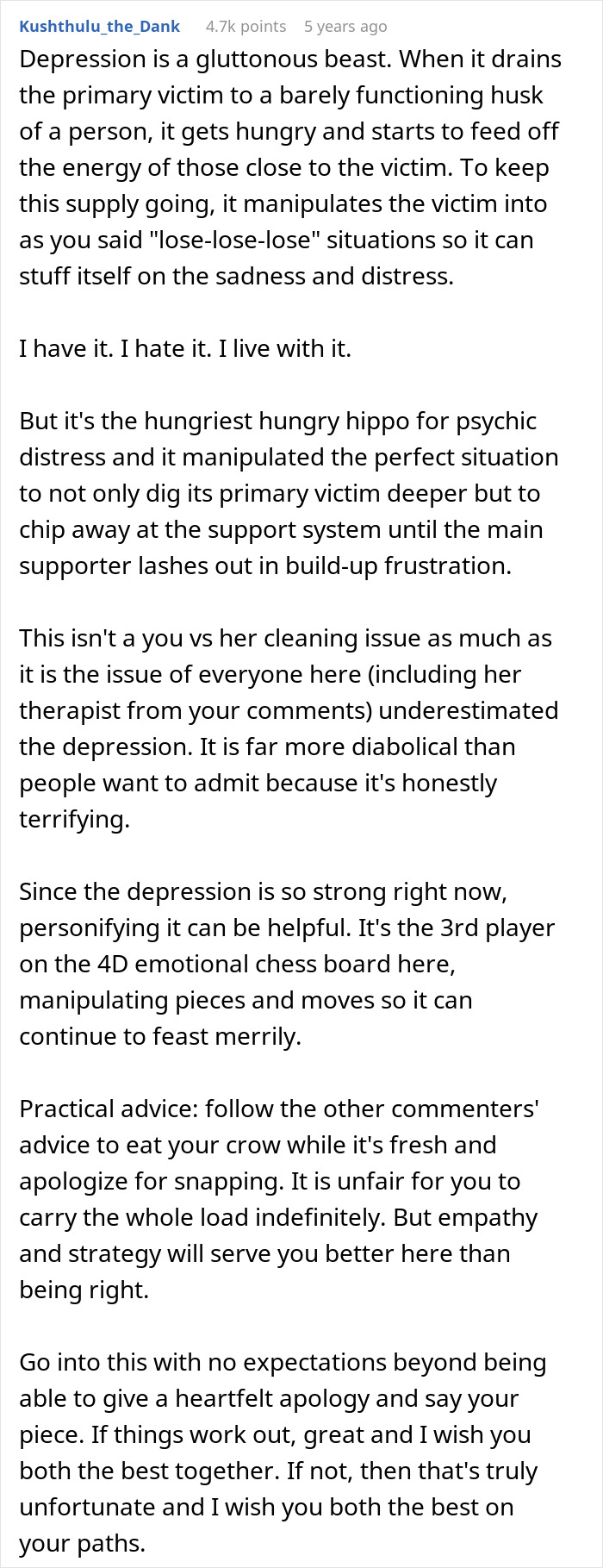 “Depressed Is Not An Excuse For Being Lazy”: Guy Snaps At Girlfriend, Instantly Regrets It