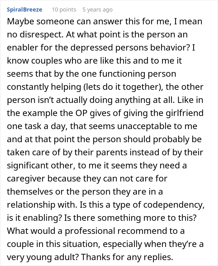 “Depressed Is Not An Excuse For Being Lazy”: Guy Snaps At Girlfriend, Instantly Regrets It