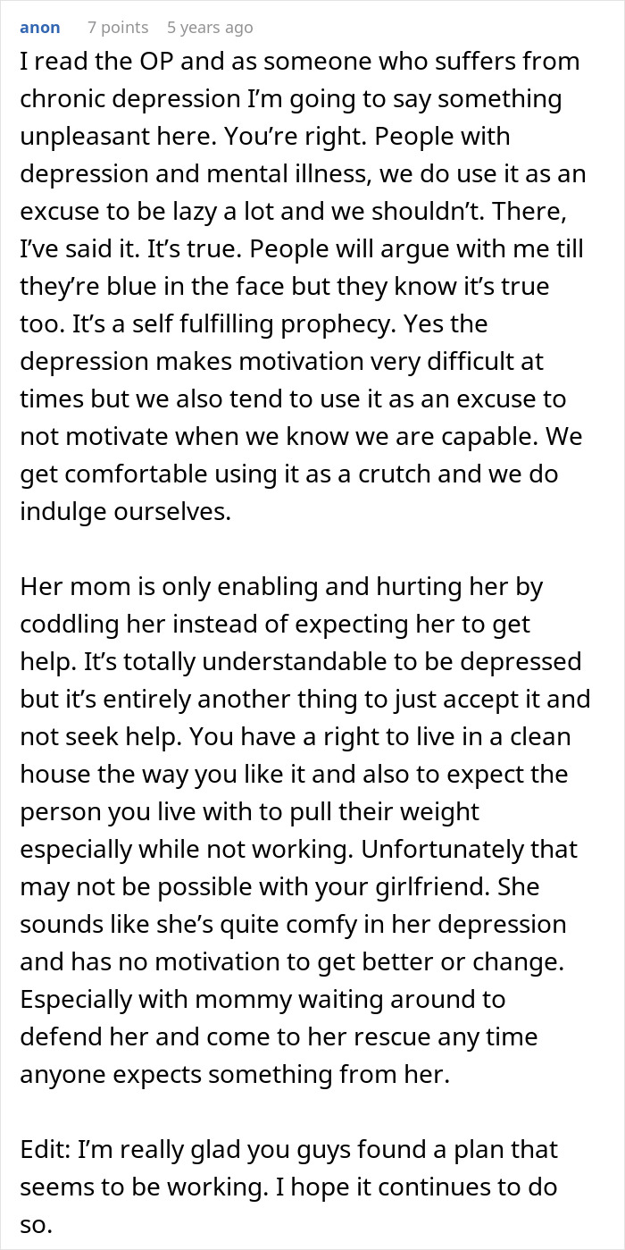 “Depressed Is Not An Excuse For Being Lazy”: Guy Snaps At Girlfriend, Instantly Regrets It