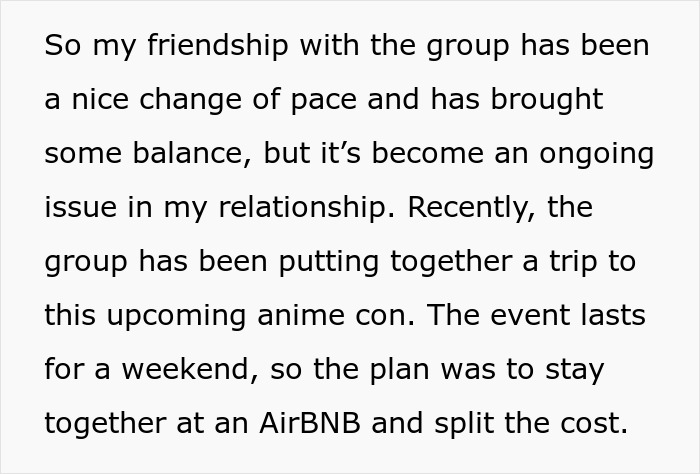 GF Tells Man He Must Choose Between Her And His Female Friend Before Going On Group Trip
