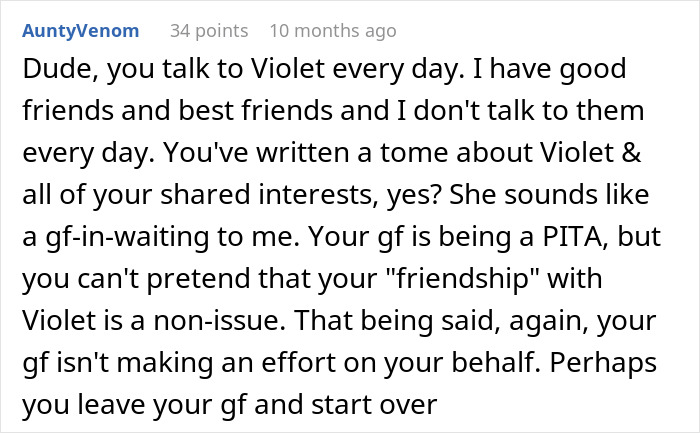 GF Tells Man He Must Choose Between Her And His Female Friend Before Going On Group Trip