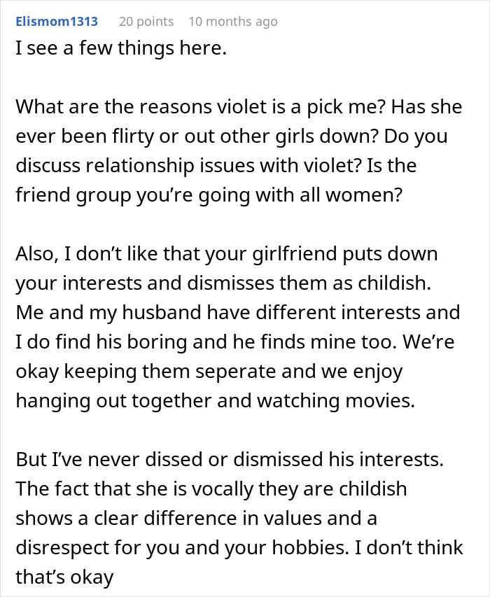 GF Tells Man He Must Choose Between Her And His Female Friend Before Going On Group Trip