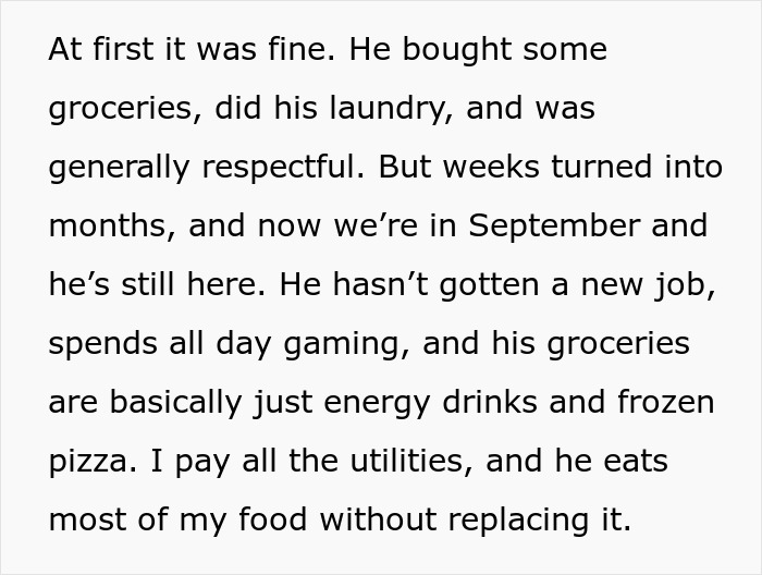 Guy Mooches Off Cousin For 6 Months, Calls Her Heartless When She Finally Demands $400 Rent