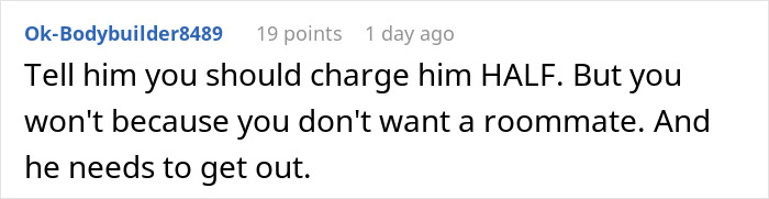 Guy Mooches Off Cousin For 6 Months, Calls Her Heartless When She Finally Demands $400 Rent