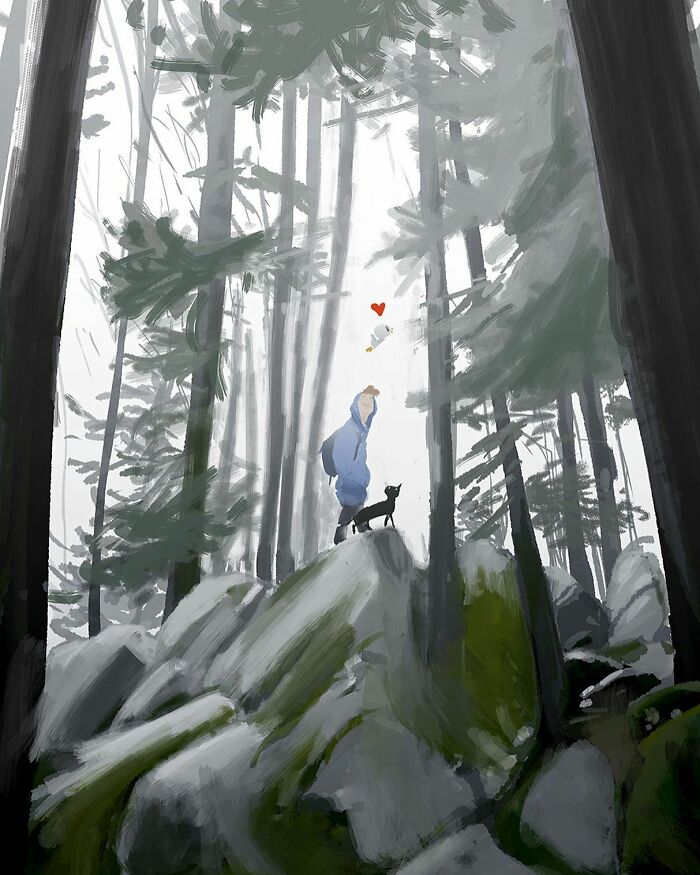 47 New Illustrations By This Artist That Celebrate Life’s Quiet And Heartwarming Joys