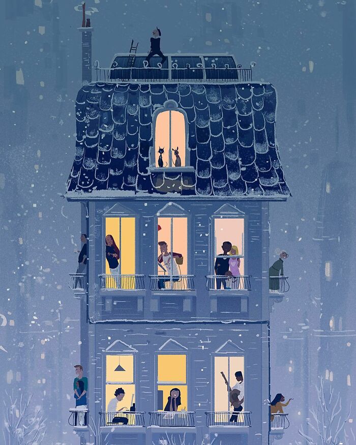 47 New Illustrations By This Artist That Celebrate Life’s Quiet And Heartwarming Joys