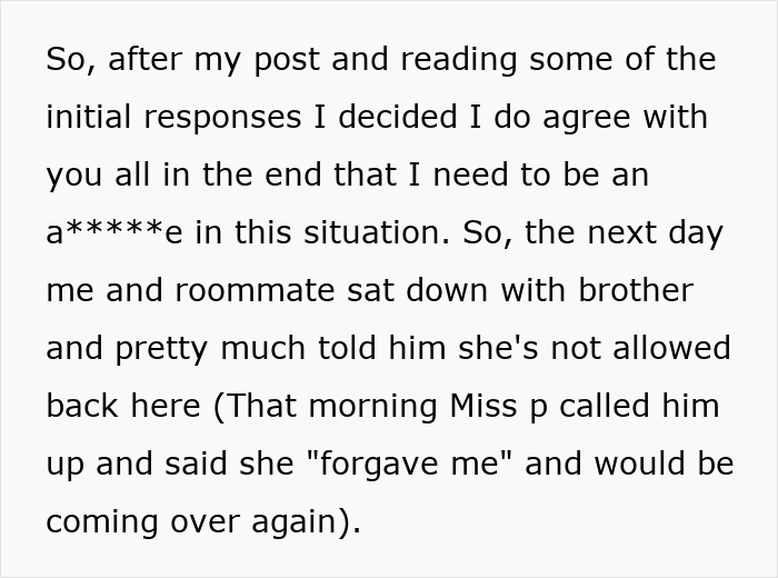 Bro Refuses To Stop GF From Eating Roommates’ Food, Sis Starts Oinking At Her, GF Leaves In Tears