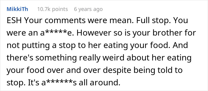 Bro Refuses To Stop GF From Eating Roommates’ Food, Sis Starts Oinking At Her, GF Leaves In Tears