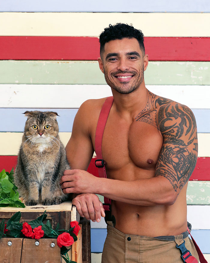 The Australian Firefighters Calendar: 50 Times Firefighters Melted Hearts With Kittens