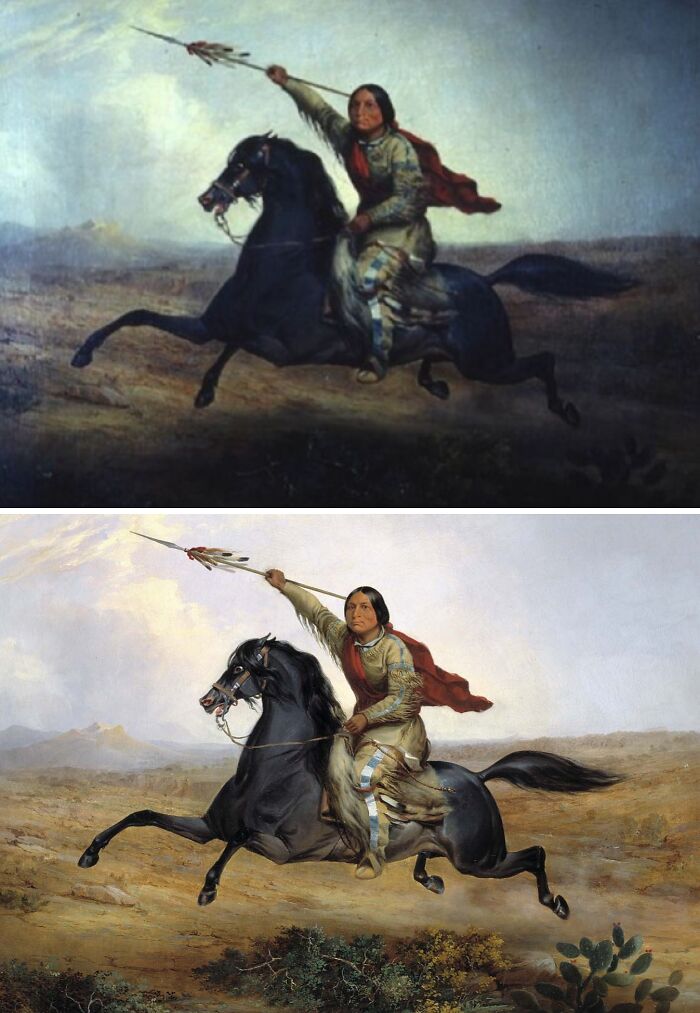 16 Striking Before-And-After Photos Of Restored Historical Paintings