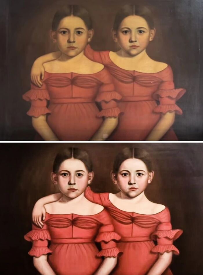 16 Striking Before-And-After Photos Of Restored Historical Paintings