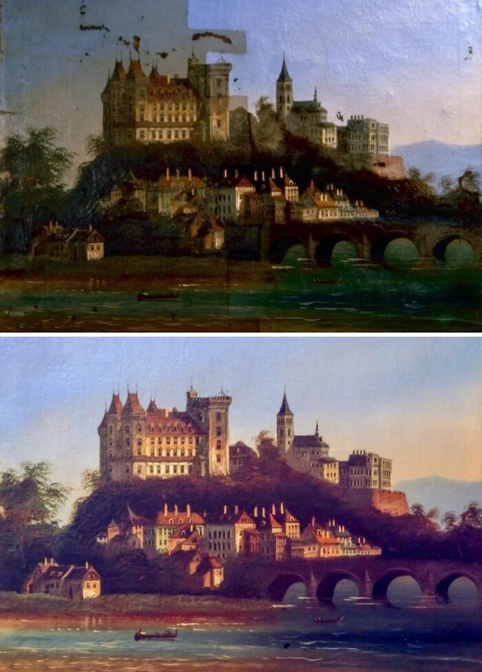 16 Striking Before-And-After Photos Of Restored Historical Paintings