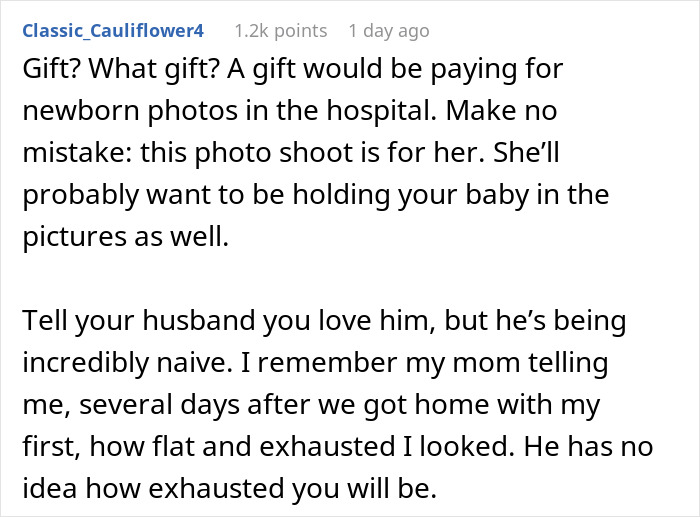 MIL Plans Family Photoshoot Hours After DIL Gets Discharged With Newborn, She Loses It