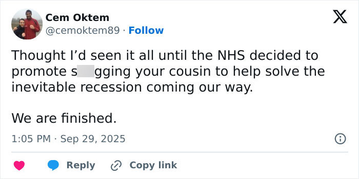 Outrage Erupts After UK Health Guidance Lists “Benefits” Of Marrying Your Cousin
