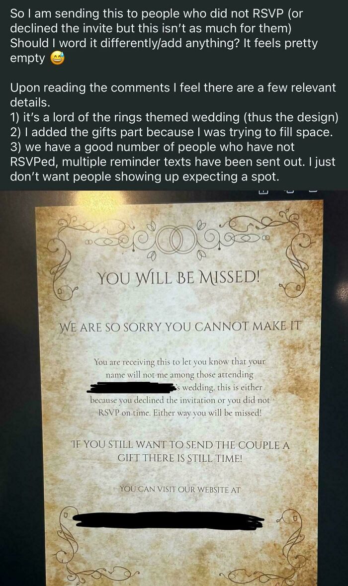 63 Times People Did Things So Messed Up, They Had To Be Shamed On This Wedding-Shaming Group (New Pics)