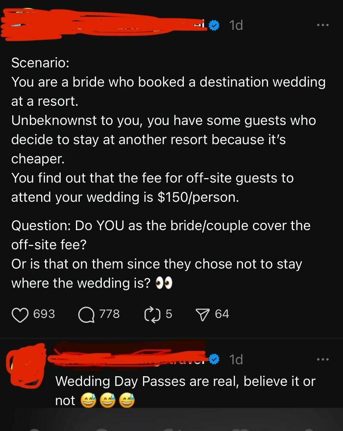 63 Times People Did Things So Messed Up, They Had To Be Shamed On This Wedding-Shaming Group (New Pics)